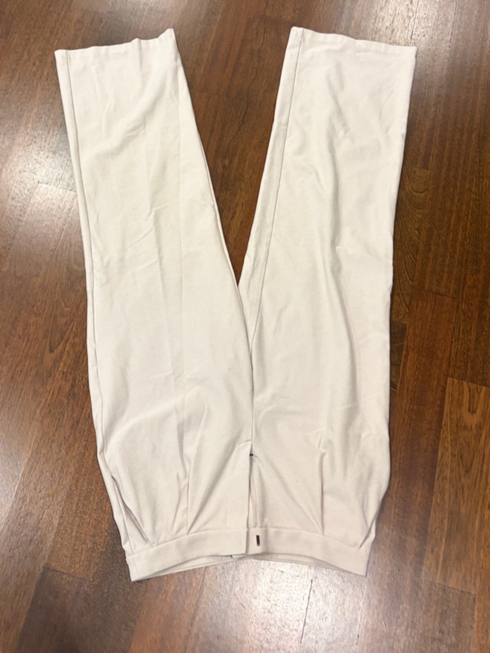 Vuori Elevation Trouser High-Rise Wide-Leg Pants Ecru Heather - Size M